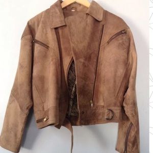 Serdar Genuine leather Moto Jacket
